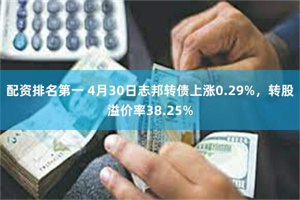 配资排名第一 4月30日志邦转债上涨0.29%，转股溢价率38.25%