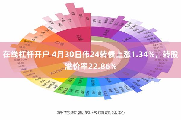 在线杠杆开户 4月30日伟24转债上涨1.34%，转股溢价率22.86%