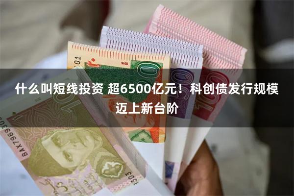 什么叫短线投资 超6500亿元！科创债发行规模迈上新台阶