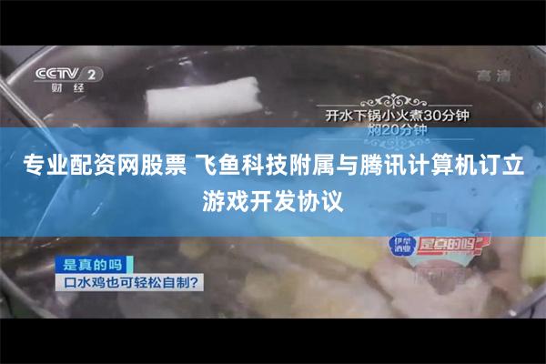 专业配资网股票 飞鱼科技附属与腾讯计算机订立游戏开发协议