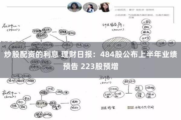 炒股配资的利息 理财日报：484股公布上半年业绩预告 223股预增